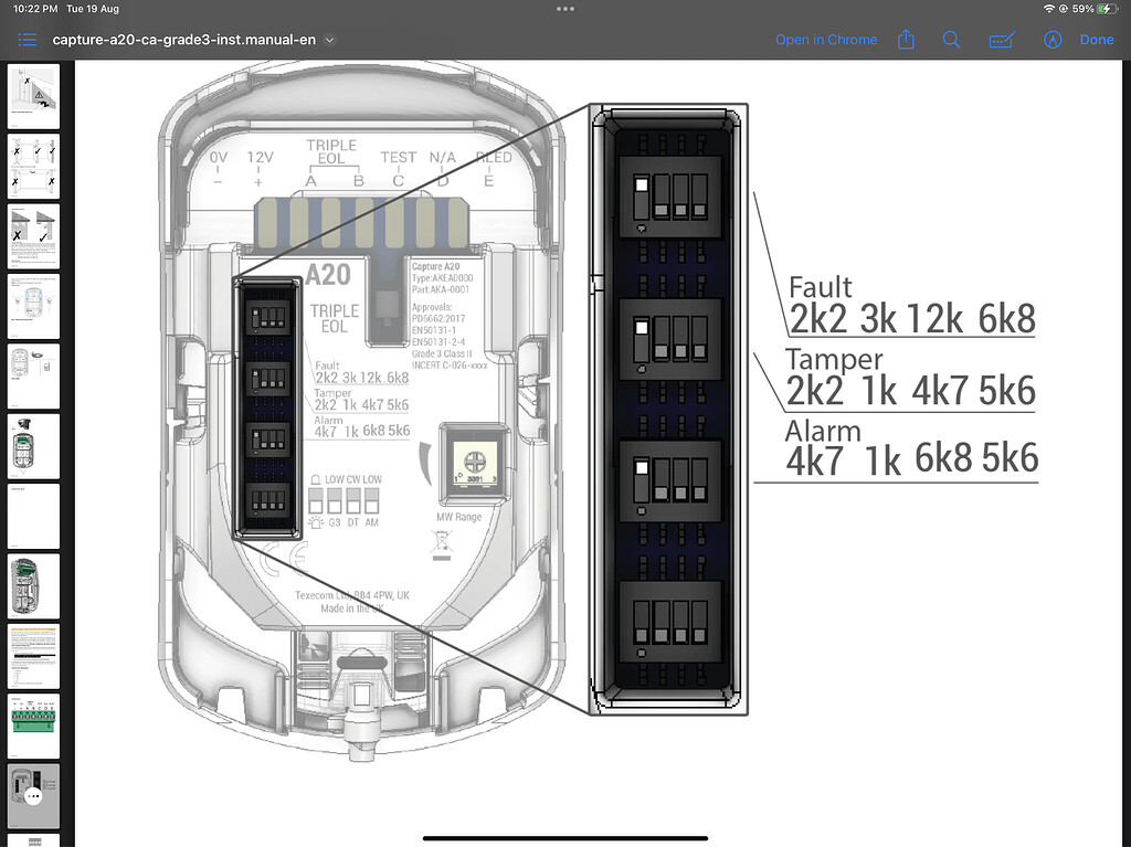 Dual tech PIR sensor connection with konnected wiring - 3rd-Party ...