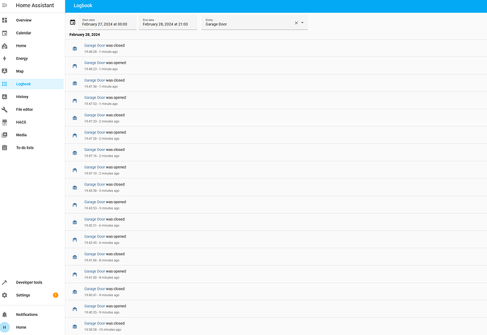 Home Assistant Log 2-28-2024