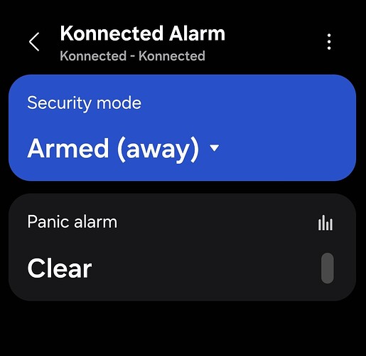 Konnected Alarm in the SmartThings app