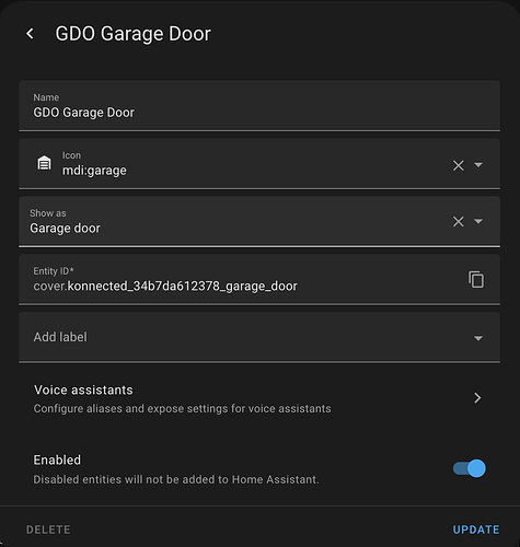 Blaq -> HomeAssistant -> HomeKit Bridge Exposing Cover As Shade ...